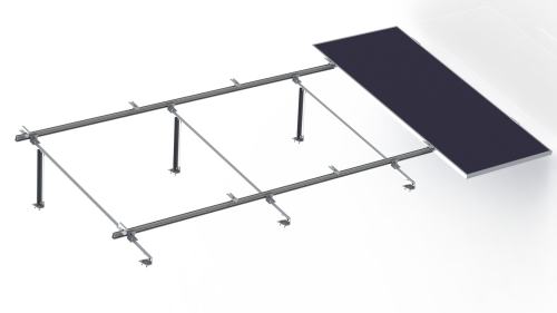 Single Portrait Concrete Roof Structure